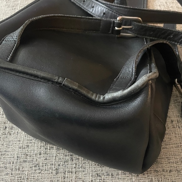 Coach Black Leather Mini Day Backpack - Picture 14 of 14